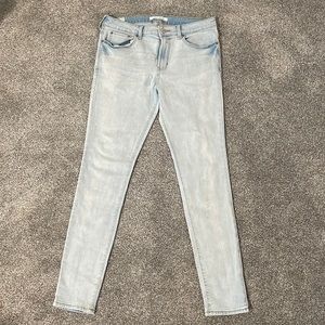 PACSUN Stacked skinny sun faded wash PACSUN jeans